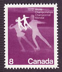 Canada #559 Figure Skaters MNH single