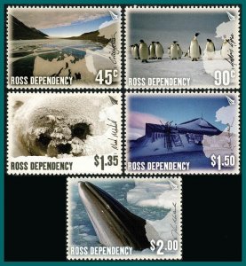 Ross Dependency 2005 Photographs of Antarctica, MNH #L89-L93,SG94-SG98