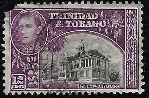 Trinidad & Tobago Scott 57 San Fernando Town Hall Used