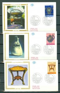 FRANCE 1994 ARTS #2399/2400-01...(3) FDC