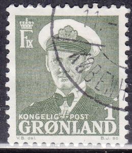Greenland 28 King Frederik IX 1950