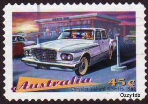 Australia 1997 Sc#1586 45c Chrysler Valiant R 1962 USED-VF-NH.