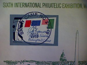 United States, Scott #1310, used(o), 1966, Philatelic Exhibition Souvenir Sheet