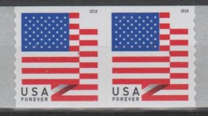 #5260,  Pair,  Flag  MNH, 'Forever'