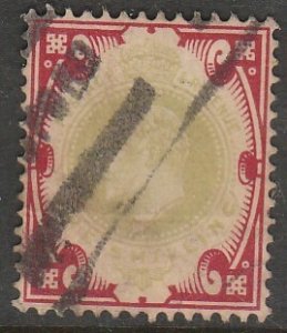 G.B. 138, 1Sh KING EDWARD VII. Used. F. (334)