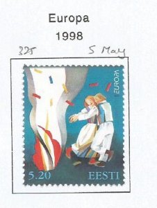 ESTONIA - 1998 - Europa - Perf Single Stamp -Mint Lightly Hinged