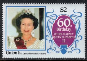 St Vincent Grenadines Union Island 215 Queen Elizabeth II MNH VF