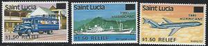 St Lucia #531-533 MNH Full Set of 3