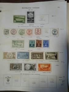 collection on pages Romania 1915-36 CV $335