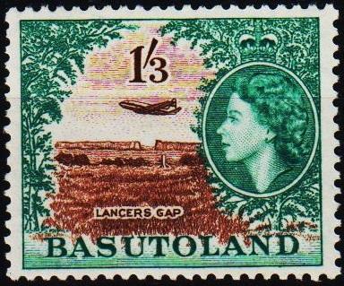 Basutoland. 1954 1s3d S.G.50 Mounted Mint