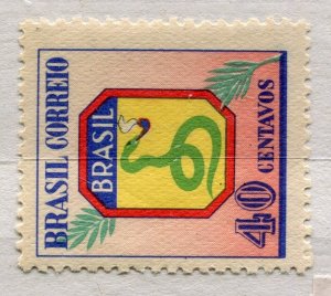 BRAZIL; 1945 early Expedition Force issue Mint hinged 40c. value