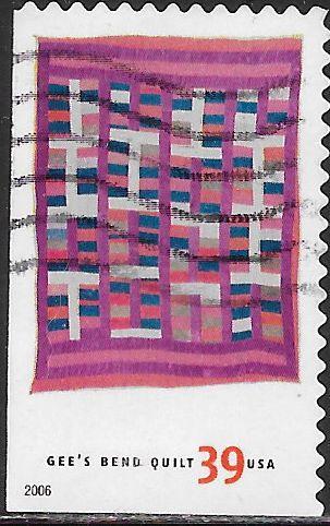 US 4094 Used - American Treasures Series - Gee's Bend Quilts - Arlonzia Pettway