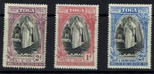 Tonga SG# 71 - 73 - Mint Light Hinged - Lot 041716