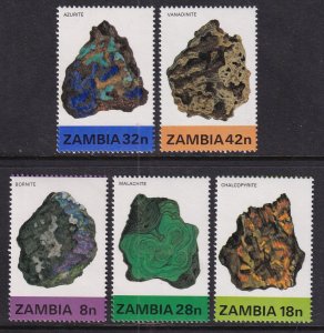 Zambia 263-267 Minerals MNH VF