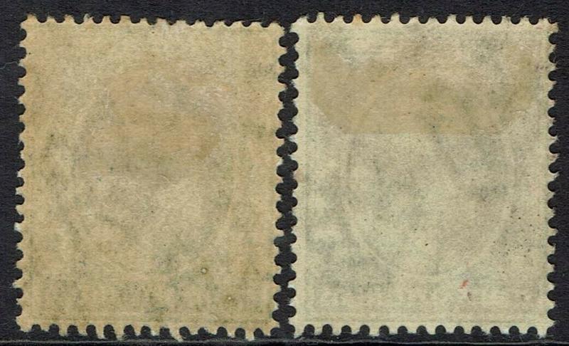 STRAITS SETTLEMENTS 1904 KEVII 1C BOTH SHADES WMK MULTI CROWN CA 