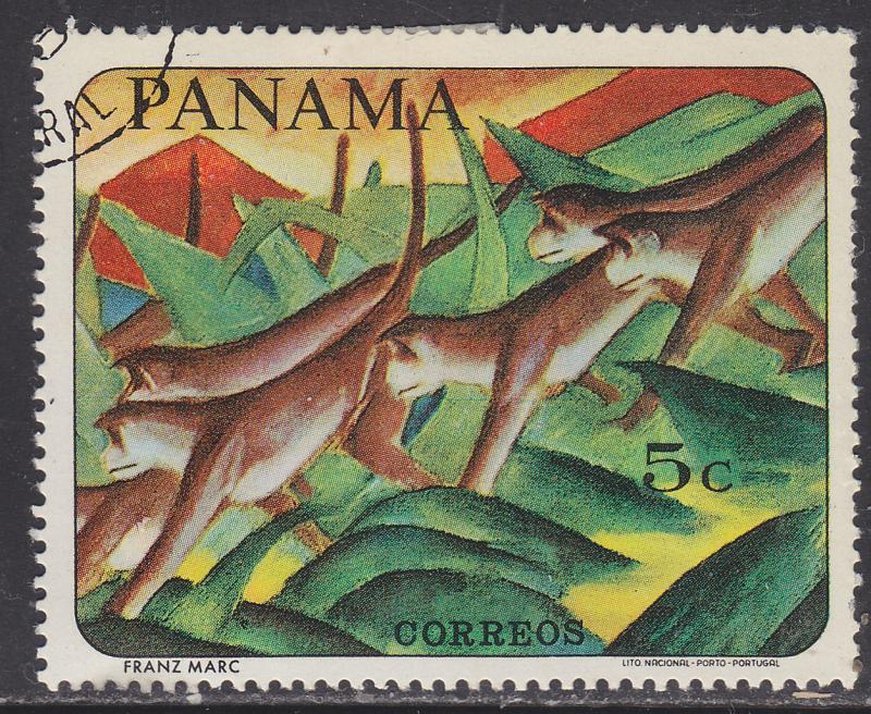 Panama 480b Monkeys, by Franz Marc 1967