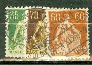 P: Switzerland 126-145 used CV $98; scan shows only a few