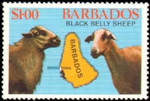 1982 Barbados #566-569, Complete Set(4), Never Hinged