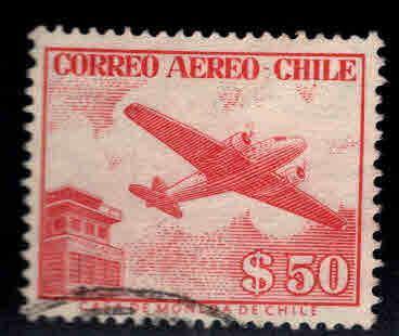 Chile Scott C177 Used airmail stamp