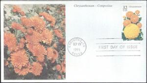 #2994 Garden Flowers - Chrysanthemum Mystic FDC