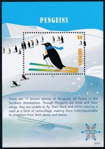 GRENADA SHEET BIRDS PENGUINS