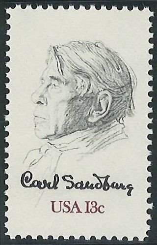 Scott: 1731 United States - Carl Sandburg - MNH