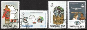 Swaziland - 2004 Global Smart Partnership Set Used SG 729-732