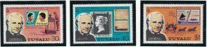 Tuvalu 122-24 MNH 1979 Sir Rowland Hill (an4782)