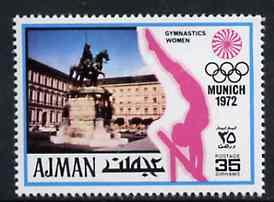 Ajman 1971 Gymnastics 35dh from Munich Olympics perf set ...