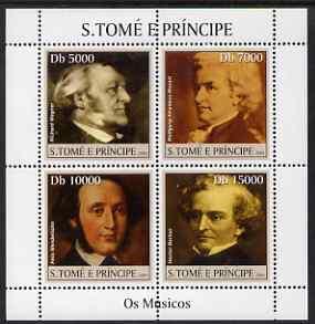 St Thomas & Prince Islands 2004 Classical Composers p...