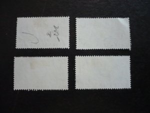 Stamps - Bahamas - Scott# 255,257,260,261 - Used Part Set of 4 Stamps