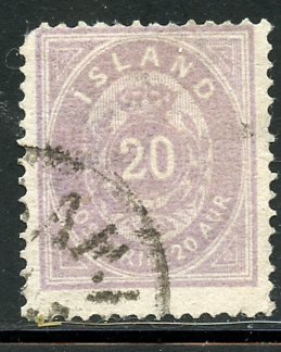 Iceland # 13a, Used. CV $ 500.00