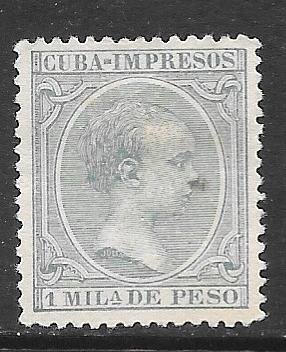 Cuba P26: 1m Alfonso, MHR, F-VF