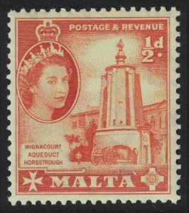 Malta Wignacourt Aqueduct Horsetrough ½d 1956 MNH SG#267