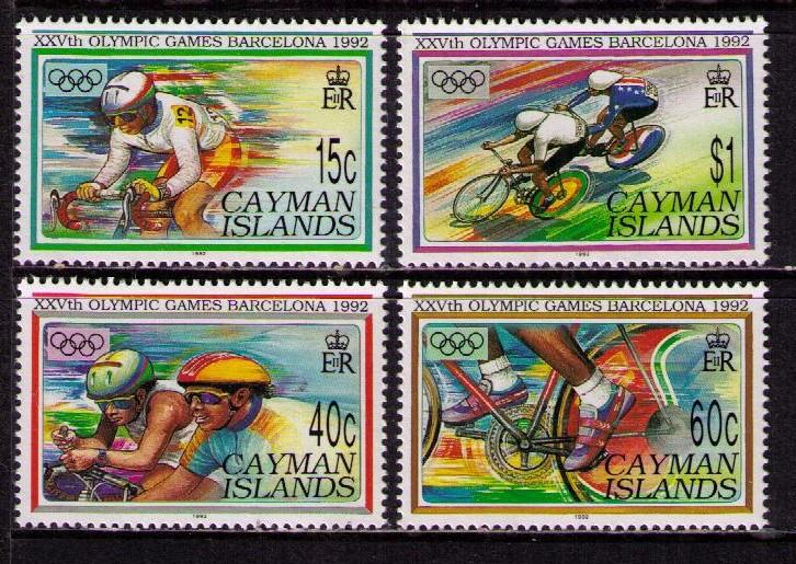 CAYMAN ISLANDS Sc# 653 - 656 MNH FVF Set4 Summer Olympics