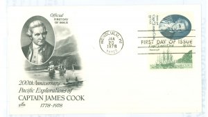 US 1732-3 1978 Captain James Cook