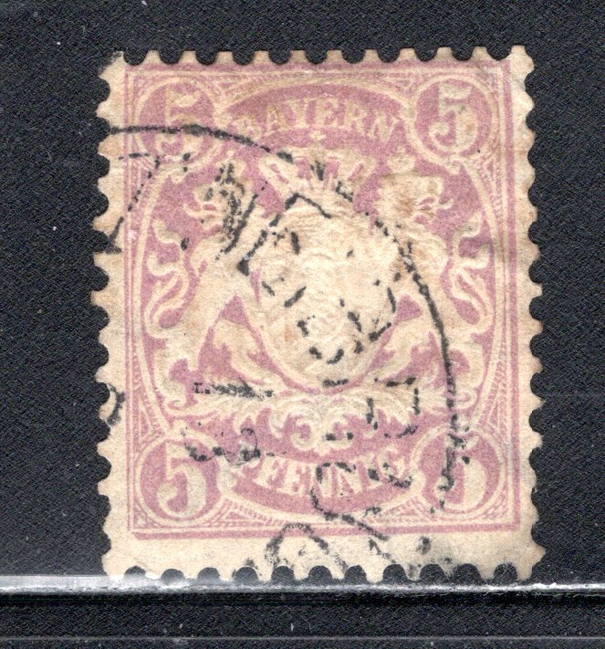 Bavaria #40  VF  Used.   CV $20.00   ...  0530458