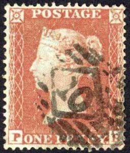 Penny Star (PB) C1 Plate 169 Fine used (light thin) Cat 45 pounds
