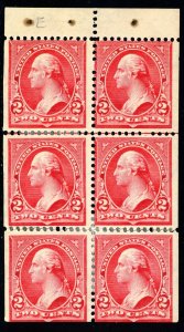 USAstamps Unused FVF US 1900 Booklet Scott 279Bj OG MHR Rare SCV $500