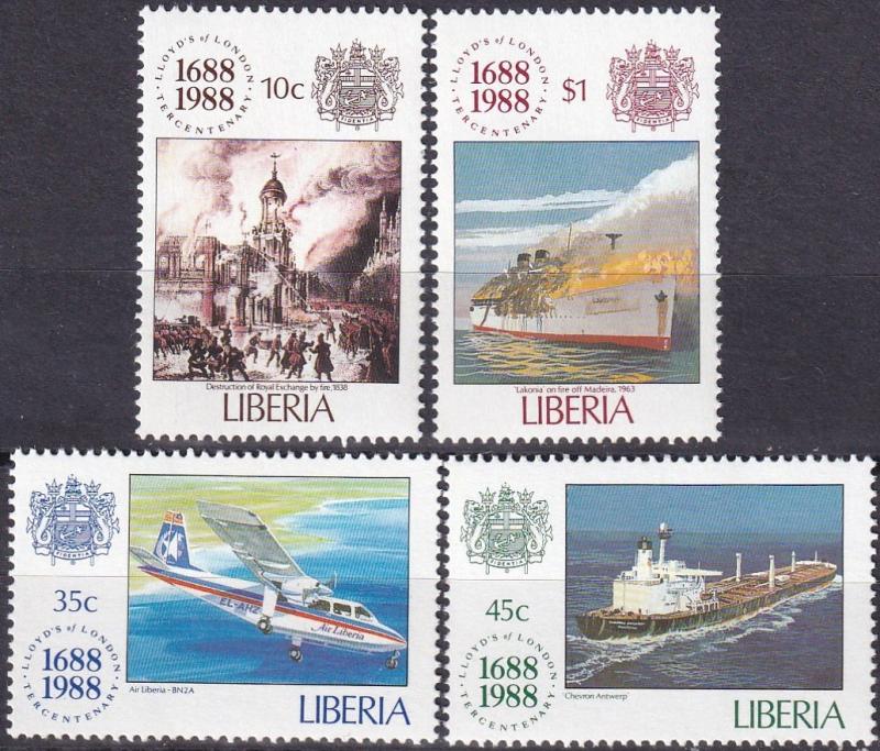 Liberia #1101-4 MNH CV $5.25 (A19187)