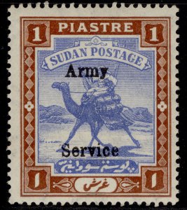 SUDAN EDVII SG A10, 1p blue & brown, LH MINT. Cat £38.