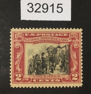 US STAMPS  #651 MINT OG NH LOT #32915