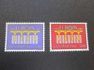 San Marino 1984 Sc 1065-66 set MNH