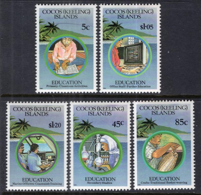 Cocos Keeling Islands 278-282 MNH VF