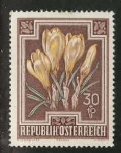 Austria Scott B237 MH** 1948 Crocus flower stamp