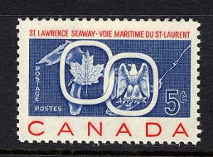 Canada #387 mint, St. Lawrence Seaway
