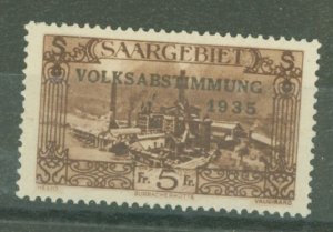 Saar #153 Mint (NH) Single