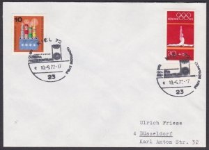 GERMANY 1972 Olympic Games cover special pmk PRESS CENTRE..................A2910