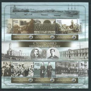 Mexico 2866 2014 100th Occupation of Veracruz m/s MNH