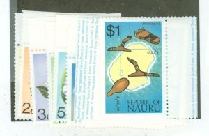 Nauru #91-104  Single (Complete Set)